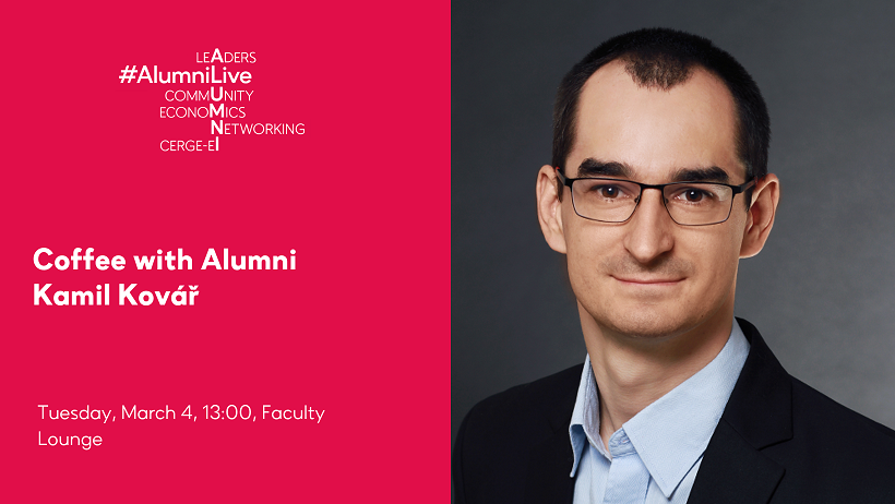 Coffee with Alumni Kamil Kovar