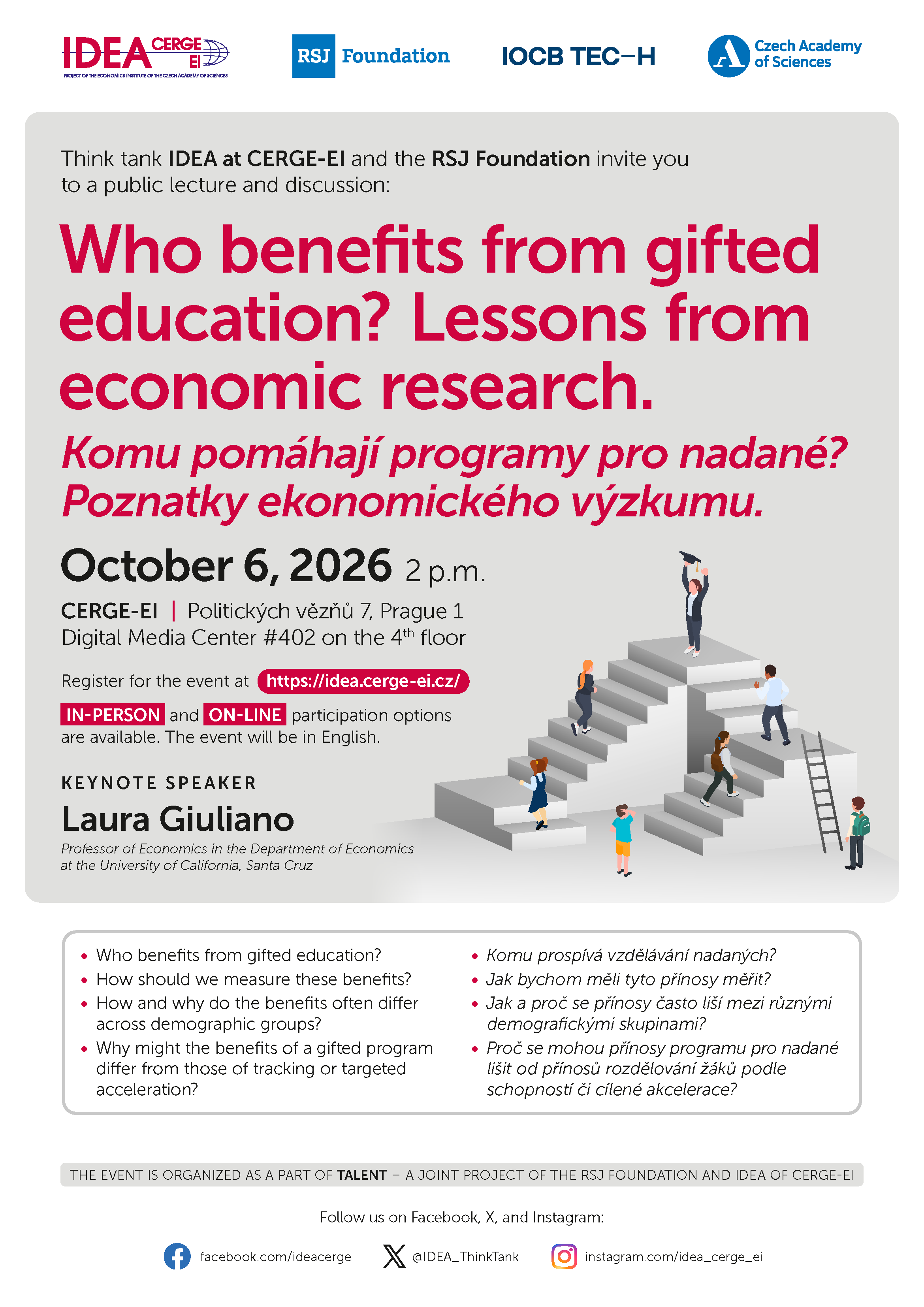 Gifted Education Benefits poster 0910B