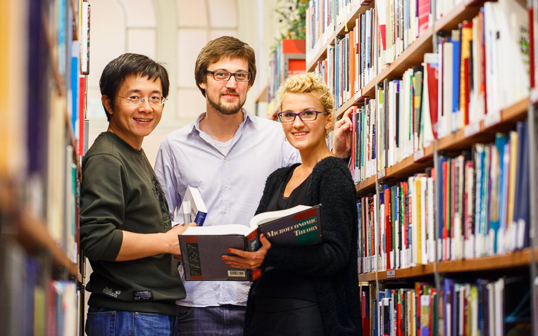 phd-in-economics-students-in-the-library